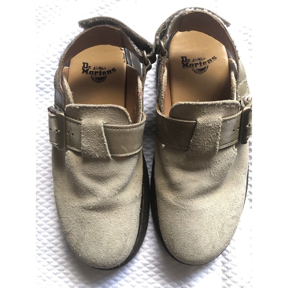 Dr. Martens Jorge II Nubuck Savannah Tan Leather 6 Clog